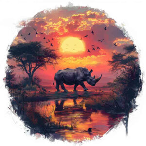 symbolic-animals – tattoo design ideas free ai generated – neotraditional-textured-shading – for-abdomen – Gallery: other-animals-inkby-ai