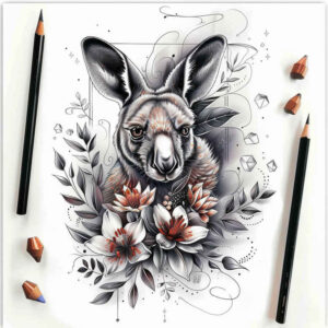symbolic-animals – tattoo design ideas free ai generated – realism-refined-highlights – for-lower-chest – Gallery: other-animals-inkby-ai