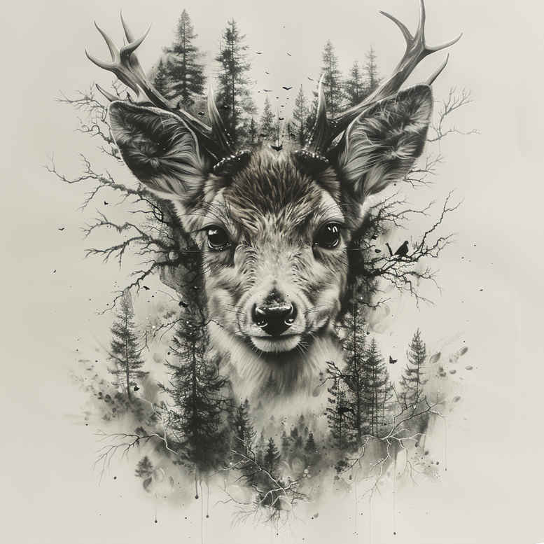 other-animals tattoo design ideas Surrealism hallucinatory animal motifs for upper shoulder