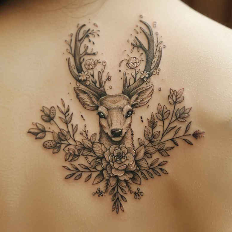 other-animals tattoo design ideas Surrealism floating elements animal spirits symbolising perseverance