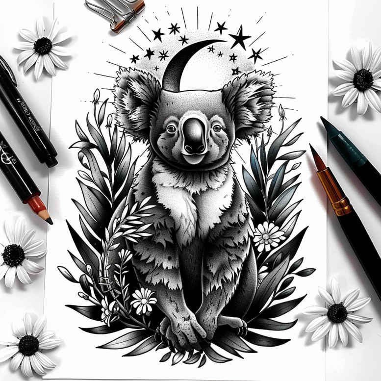 other-animals tattoo design ideas naturalistic artistic for triceps
