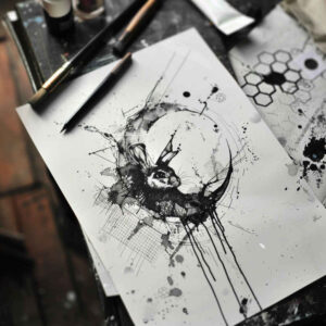 other-animals tattoo design ideas surreal artistic represents endurance