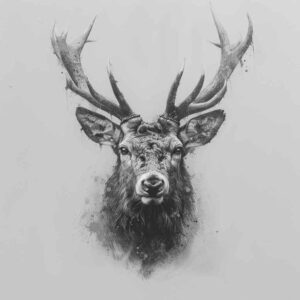 other-animals tattoo design ideas solid blacks bold lines embodying perseverance