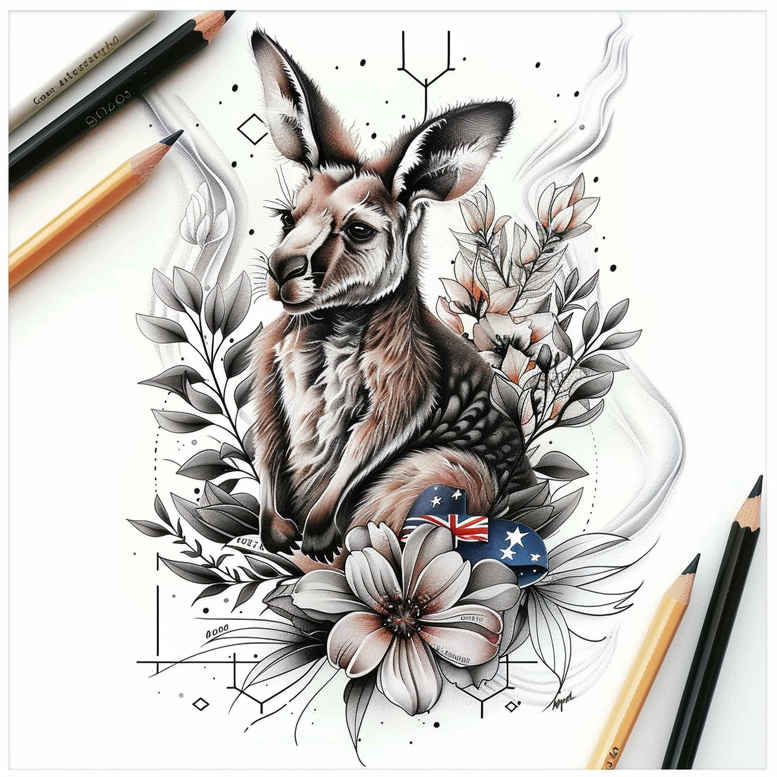 other-animals tattoo design ideas Realism seamless blend detailed anatomy for hip