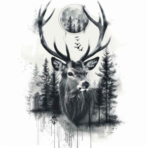 other-animals tattoo design ideas clean fill detailed anatomy symbolising courage