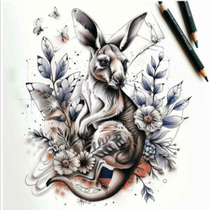 other-animals tattoo design ideas refined lines detailed fur for spine