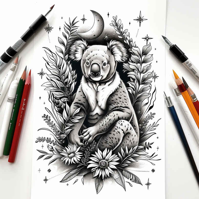 other-animals tattoo design ideas distorted perspective detailed fur for wrist side