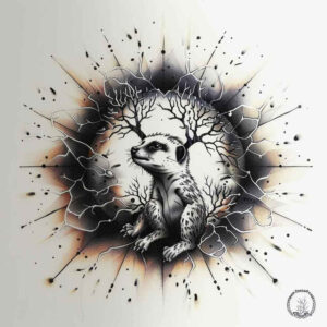 other-animals tattoo design ideas clean contrast dynamic poses for wrist