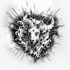other-animals tattoo design ideas Surrealism psychic energy dynamic poses represents courage