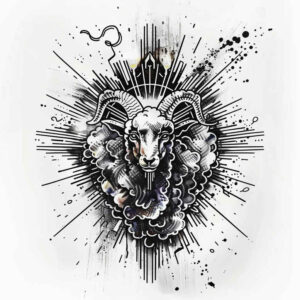 other-animals tattoo design ideas high-contrast expressive for lower thigh