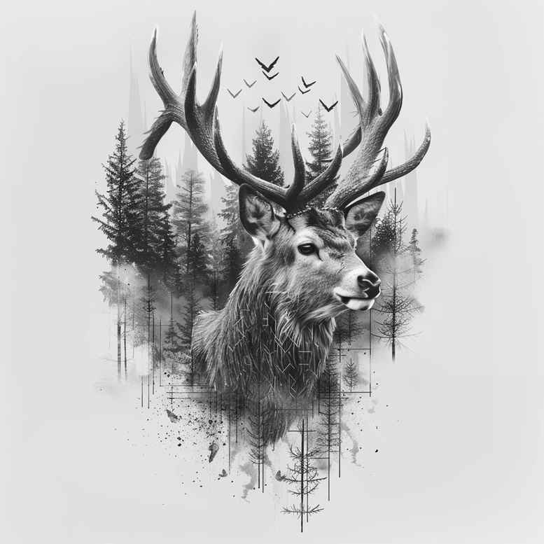 other-animals tattoo design ideas artistic shading expressive perseverance and power