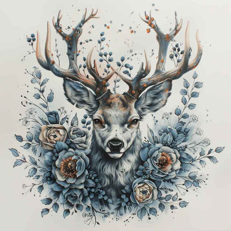 other-animals tattoo design ideas solid fill fierce for calf