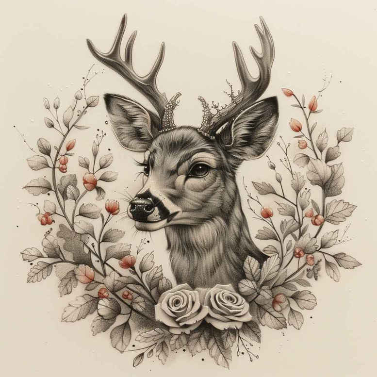 other-animals tattoo design ideas Realism ultra detailed gentle stands for perseverance