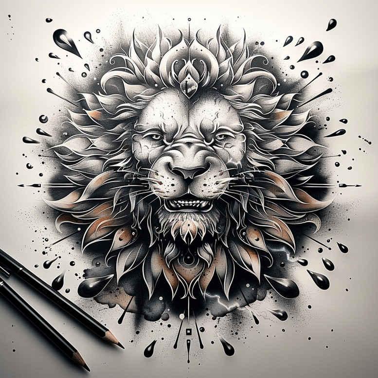 other-animals tattoo design ideas vivid hallucination gentle symbolising endurance