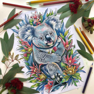 other-animals tattoo design ideas color depth layered shading courage and power