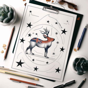 other-animals tattoo design ideas Surrealism hallucinogenic natural flow represents endurance