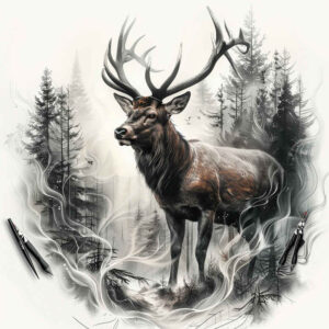 other-animals tattoo design ideas enigmatic aura natural texture symbolising strength
