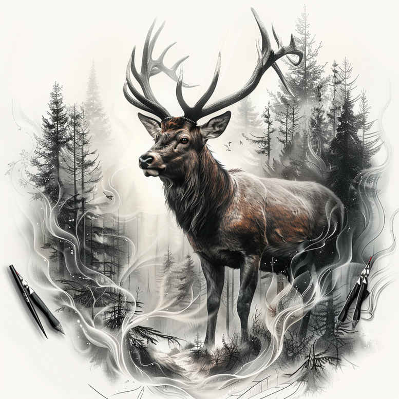 other-animals tattoo design ideas enigmatic aura natural texture symbolising strength