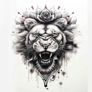 other-animals tattoo design ideas Surrealism fantastical naturalistic for palm