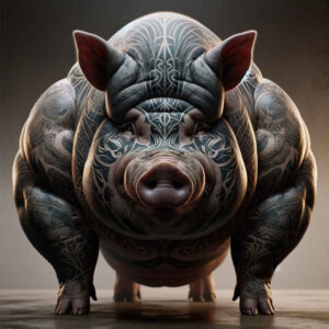 other-animals tattoo design ideas displaced objects powerful for back of neck