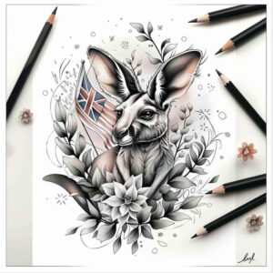 other-animals tattoo design ideas precise lines powerful for sternum