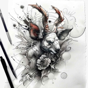 other-animals tattoo design ideas textured symbolic for lower arm