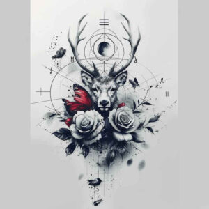tropical-animals – tattoo design ideas free ai generated – realism-deep-shadows – for-forearm – Gallery: other-animals-inkby-ai