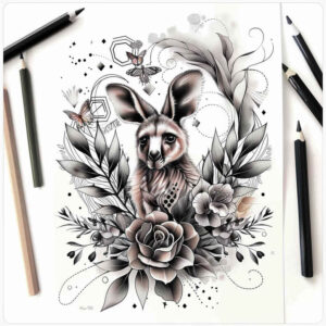 water-animals – tattoo design ideas free ai generated – surrealism-psychological-depth – for-ribs – Gallery: other-animals-inkby-ai