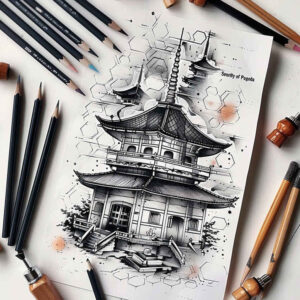 asian-architecture – tattoo design ideas free ai generated – realism-realistic-dimension – for-hand – Gallery: other-asia-inkby-ai
