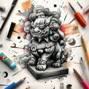 asian-birds – tattoo design ideas free ai generated – surrealism-vibrant-contrasts – for-stomach – Gallery: other-asia-inkby-ai