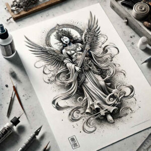 asian-clouds – tattoo design ideas free ai generated – realism-highlight-detail – for-triceps – Gallery: other-asia-inkby-ai