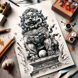 asian-dancer – tattoo design ideas free ai generated – realism-naturalistic – for-shoulder – Gallery: other-asia-inkby-ai