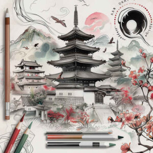 asian-geometric-motifs – tattoo design ideas free ai generated – neotraditional-decorative-flourishes – for-side – Gallery: other-asia-inkby-ai
