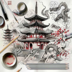 asian-fauna-tattoo-surrealism-hyperreal-for-wrist-side – tattoo design ideas free ai generated – Gallery: other-asia-inkby-ai