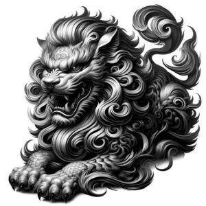 asian-mythology – tattoo design ideas free ai generated – surrealism-dynamic-shapes – for-biceps – Gallery: other-asia-inkby-ai
