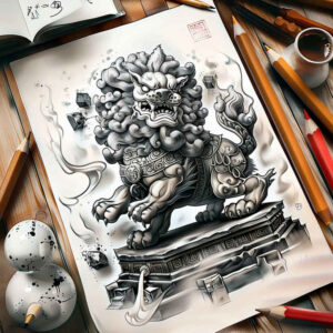 asian-mythical-motif-tattoo-surrealism-unearthly-for-arm – tattoo design ideas free ai generated – Gallery: other-asia-inkby-ai