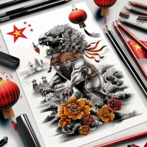 asian-plant-motifs – tattoo design ideas free ai generated – realism-depth-realism – for-arm – Gallery: other-asia-inkby-ai