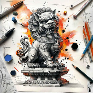 asian-art-tattoo-realism-depth-perception-for-back-of-neck – tattoo design ideas free ai generated – Gallery: other-asia-inkby-ai