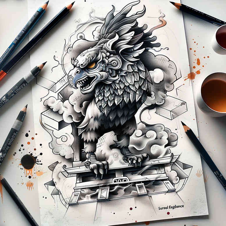 asian-tattoos – tattoo design ideas free ai generated – surrealism-unconscious-imagery – for-heel – Gallery: other-asia-inkby-ai