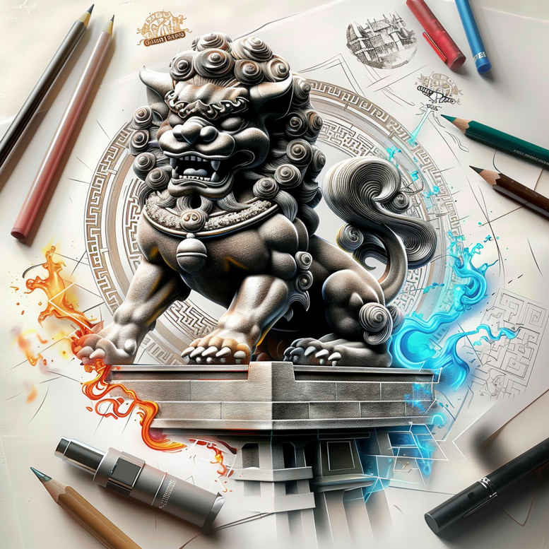 asian-waves – tattoo design ideas free ai generated – surrealism-enigmatic-light – for-toe – Gallery: other-asia-inkby-ai