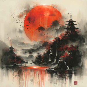 chinese-symbols – tattoo design ideas free ai generated – realism-gentle-shadow – for-ribs – Gallery: other-asia-inkby-ai