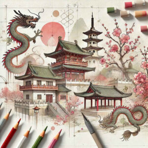 other-asia tattoo design ideas bold color bold contrast for upper arm