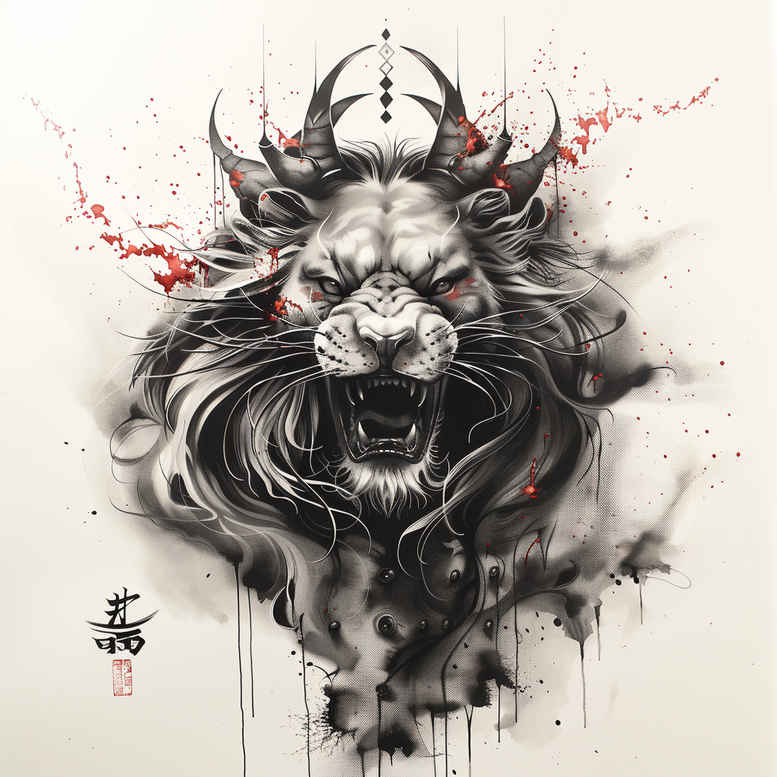 other-asia tattoo design ideas solid fill cherry blossoms shows determination