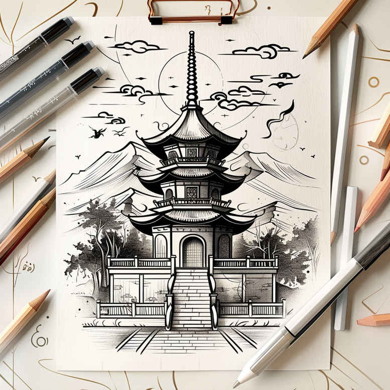 other-asia tattoo design ideas enhanced shading detailed linework for full back