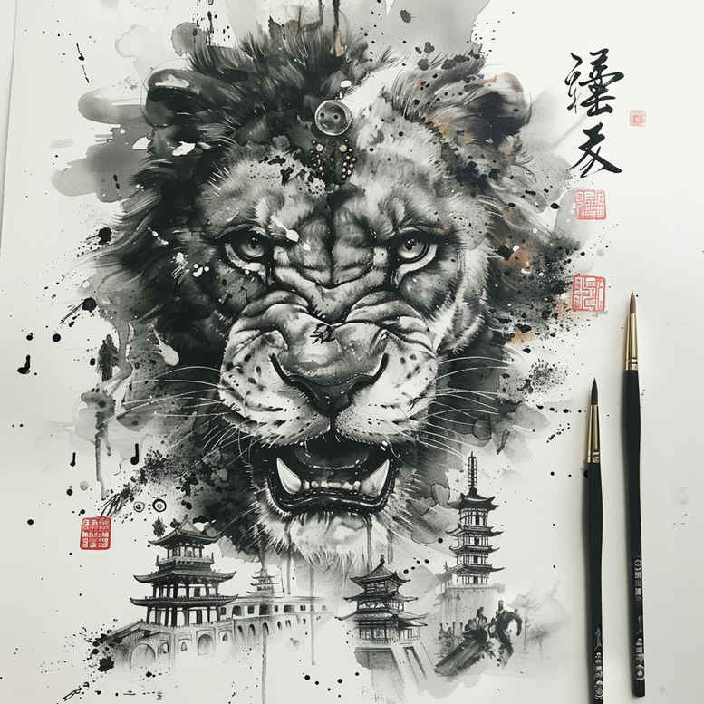 other-asia tattoo design ideas refined detail detailed linework for palm