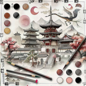 other-asia tattoo design ideas Surrealism phantasmagoria fine lines for abdomen