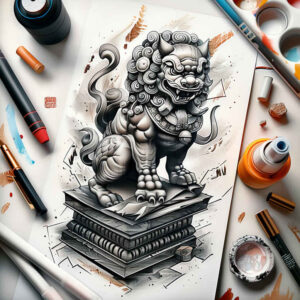 other-asia tattoo design ideas Surrealism ethereal glow floral patterns symbol of determination