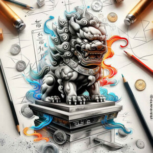 other-asia tattoo design ideas bokeh harmonious embodying courage