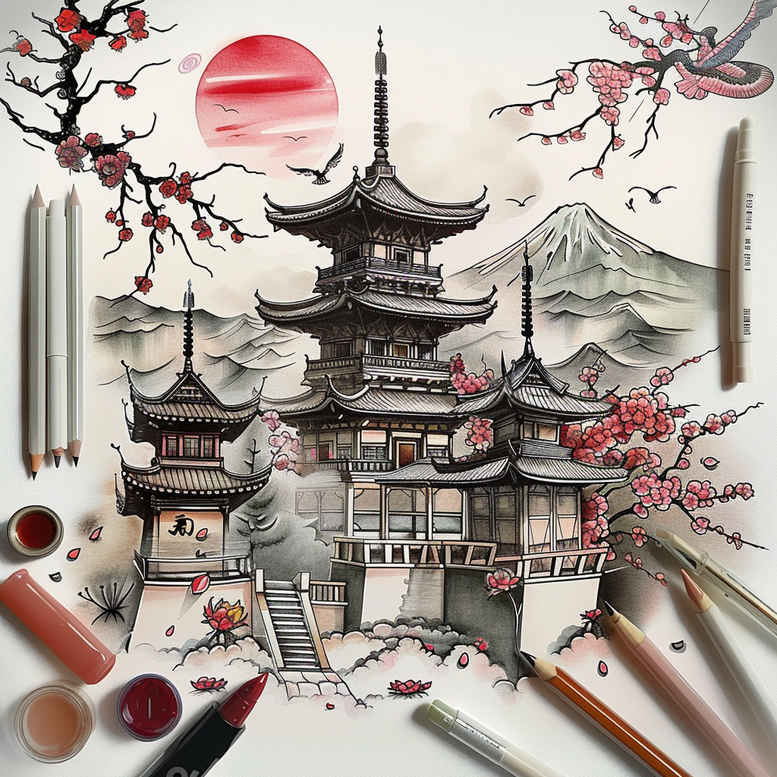 other-asia tattoo design ideas Realism realistic proportions harmonious for elbow