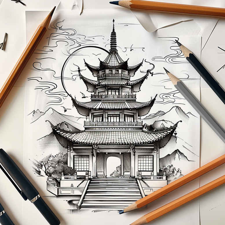 other-asia tattoo design ideas lifelike intricate for ribs